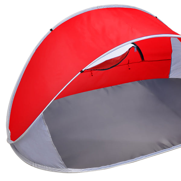 Mountview Pop Up Tent Camping Beach Red Pop Up Beach Tents
