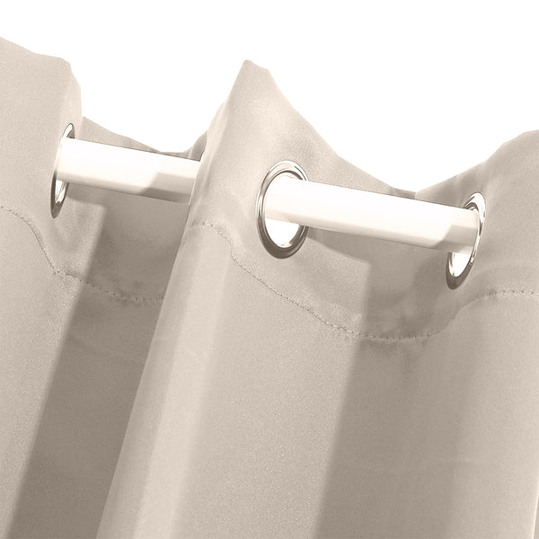 2X Blockout Curtains Panels 3 Layers Beige 180 230Cm Curtains & Drapes