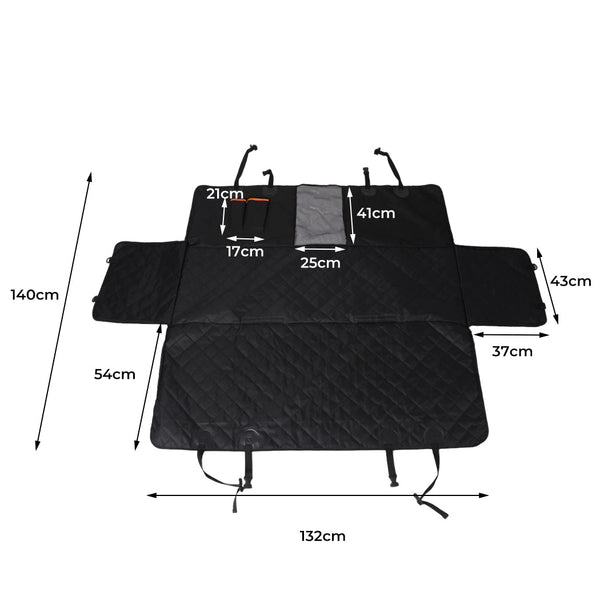 Pawz Pet Car Back Seat Cover Dog Waterproof Pet Transport