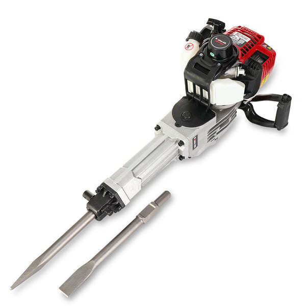 Baumr Ag Baumr Ag 4 Stroke Petrol Jackhammer With 2 Chisels Carry Bag Jackhammers