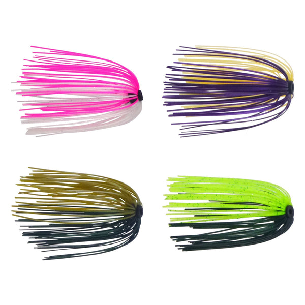 Dekoi Jigging Skirts Purple/Gold 5 Pack Baits & Lures
