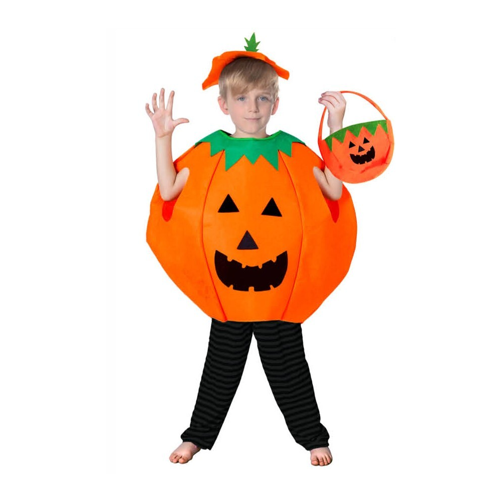 Br Costumes Kids Pumpkin Halloween Unisex Fancy Dress Up Party Orange Vegetable Unisex Costumes