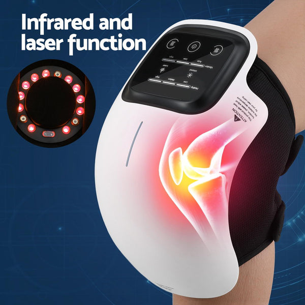 Livemor Knee Massager Vibration Infrared Heating Therapy Machine Elbow Massagers