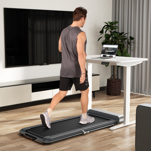 Walkingpad R1 Double Fold And Running Treadmill In Silver Treadmills