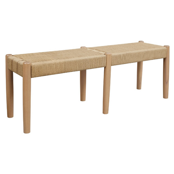 Kelly Loom Oak Bench (Natural) Benches