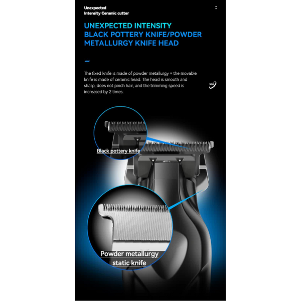 Elosung Km 2269 Professional Hair Clipper Cordless Electric Trimmer For Precision Haircutting And Styling Clippers & Trimmers