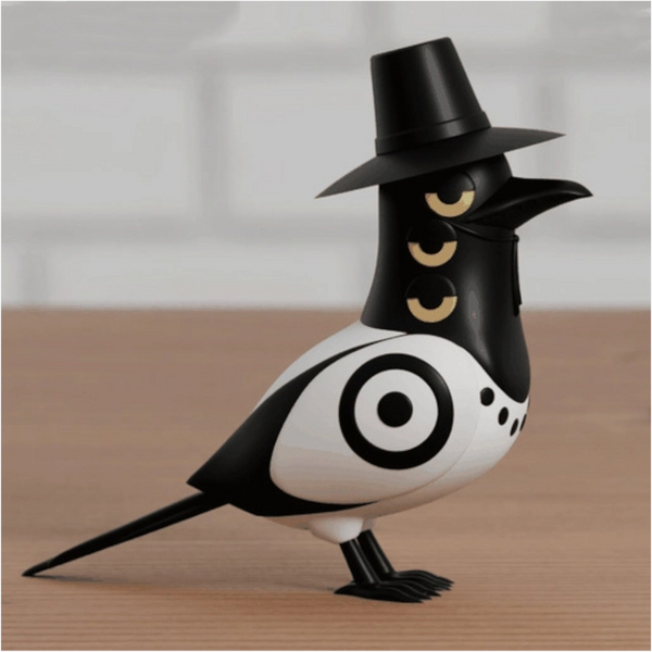 Demon Hunters Witch Hunting Group Tiger Magpie Ornament Crow Doll Figurines