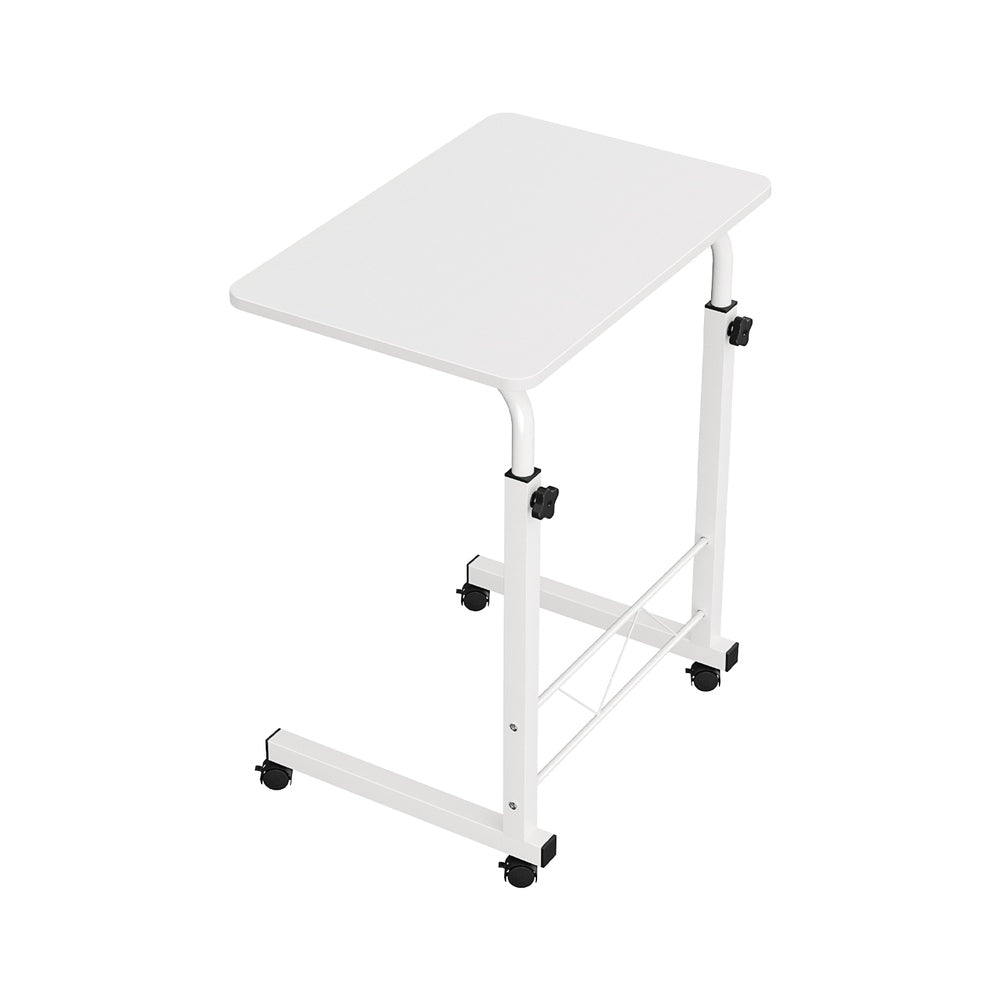 Artiss Laptop Desk Table Adjustable 60Cm White Laptop Desks
