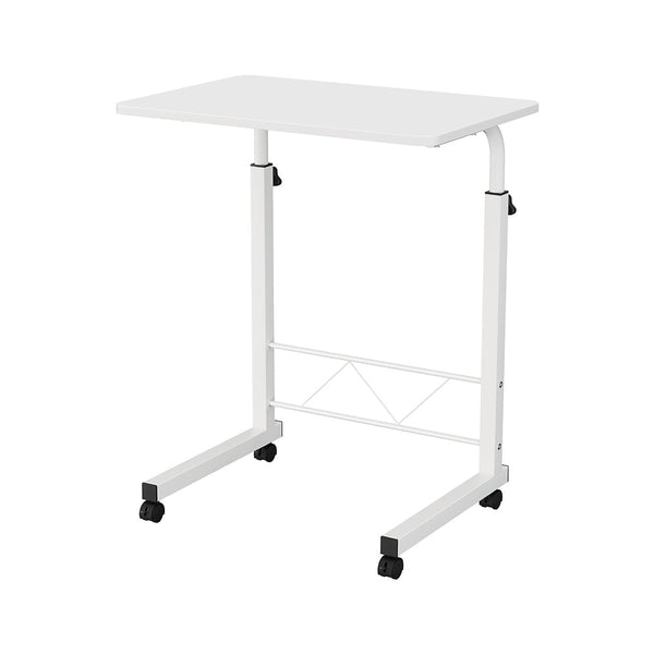 Artiss Laptop Desk Table Adjustable 60Cm White Laptop Desks