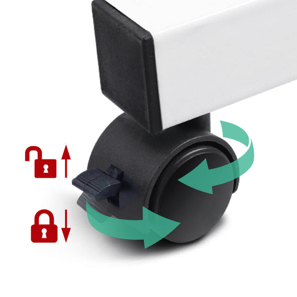 Artiss Laptop Desk Table Adjustable 60Cm White Laptop Desks