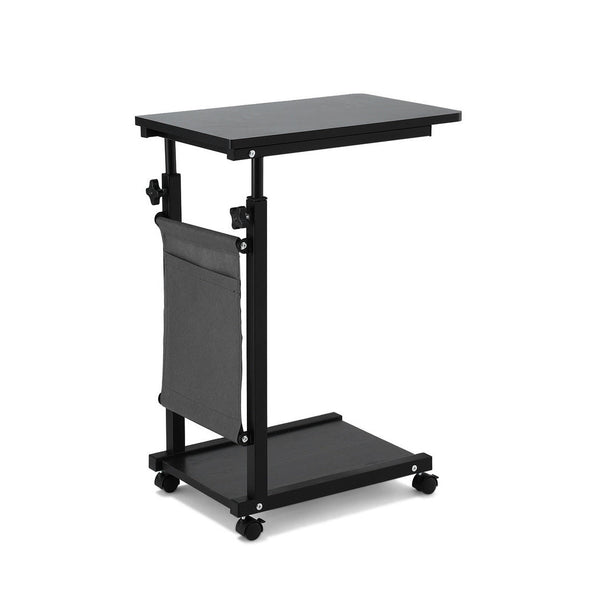 Artiss Laptop Desk Height Adjustable Mobile Workstation Computer Desks 48Cm Black Laptop Desks