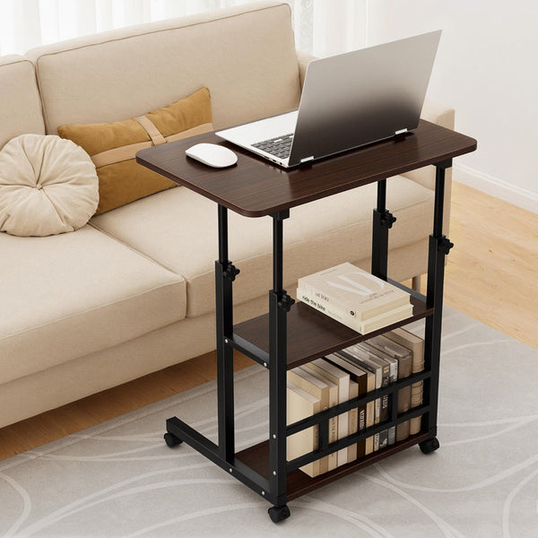 Artiss Laptop Desk Height Adjustable Mobile Workstation Computer Desks 60Cm Laptop Desks