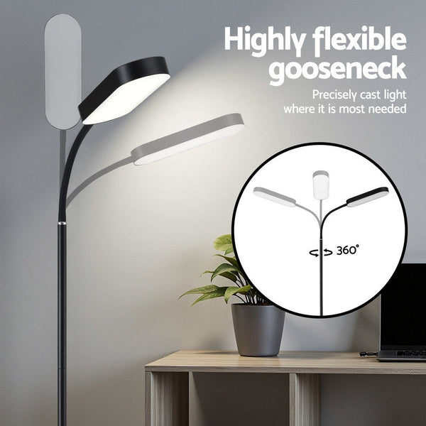 Artiss Led Floor Lamp With Remote Control & 4 Color Temperature Reading Living Room Bedroom Office Floor Lamps