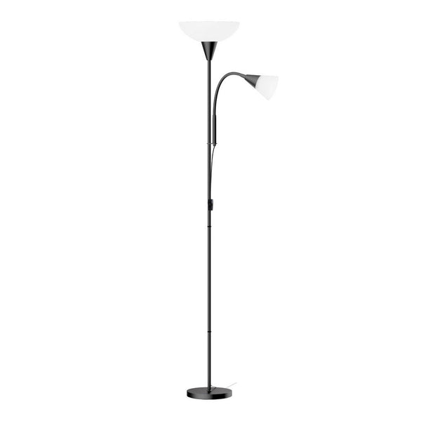 Artiss Floor Lamp Mother And Child Modern Home Living Room Office Reading Black Floor Lamps