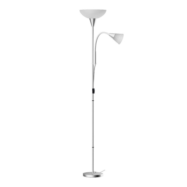 Artiss Floor Lamp Mother And Child Modern Home Living Room Office Reading Silver Floor Lamps