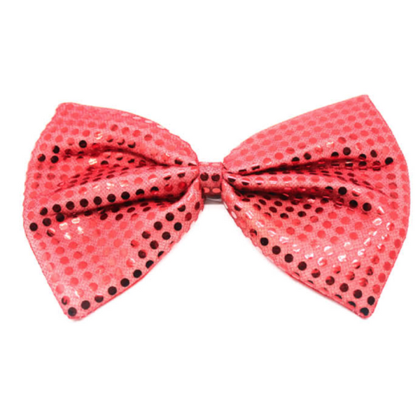Br Costumes Large Bow Tie Sequin Polka Dots Bowtie Big King Size Party Ties