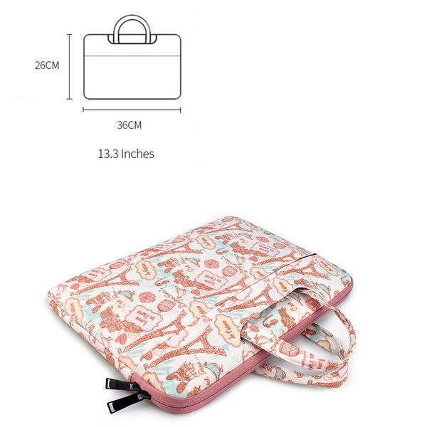 Waterproof Canvas Handbag For 13.3 Inch Laptops And Accessories Laptop Cases & Bags