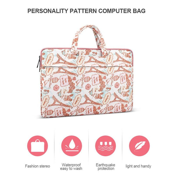 Waterproof Canvas Handbag For 13.3 Inch Laptops And Accessories Laptop Cases & Bags