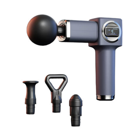 Elosung Lc 007 Blue Professional Massage Gun With Lcd Display Deep Tissue Muscle Massager Massagers