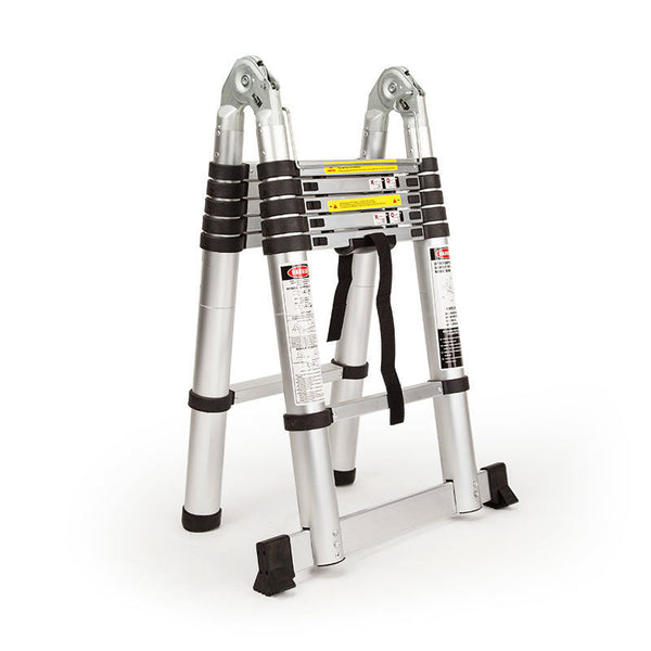 Bullet 3.8M Multipurpose Telescopic Folding Ladder Aluminium Alloy Extension Ladders
