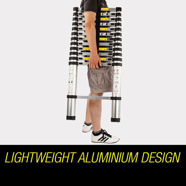Bullet 3.8M Multipurpose Telescopic Folding Ladder Aluminium Alloy Extension Ladders