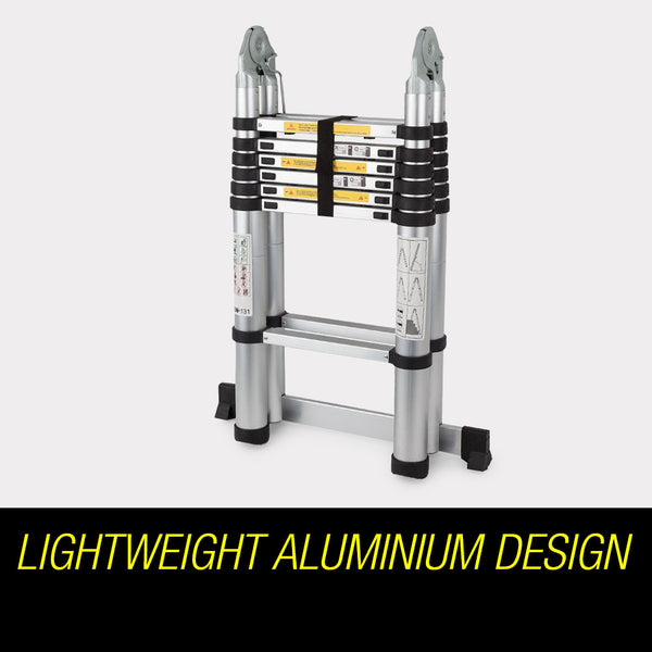 Bullet 4.4M Multipurpose Aluminium Telescopic Folding Ladder Alloy Extension Steps Ladders