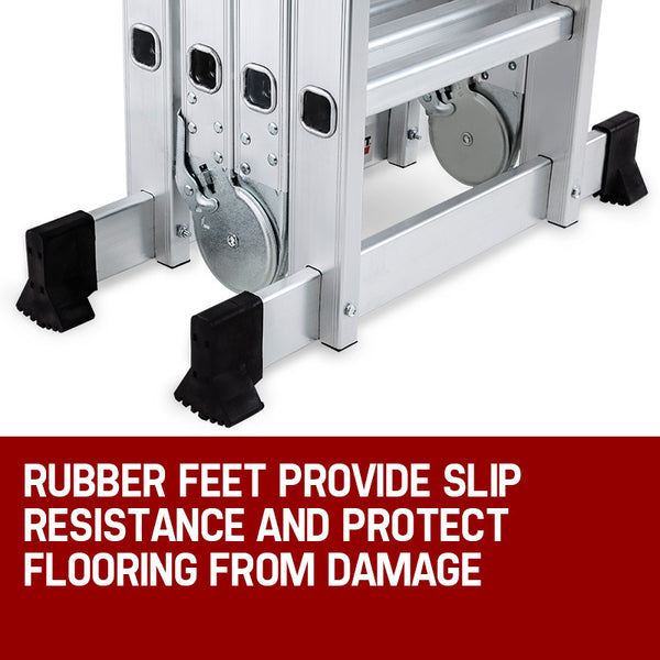 Pro 4.7M Multi Purpose Ladder Aluminium Extension Folding Step Ladders