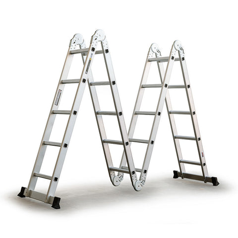 Pro 5.8M Multipurpose Ladder Aluminium Extension Folding Step Ladders