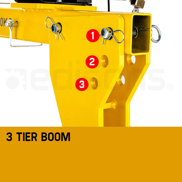 T Rex 800Kg Electric Hoist Winch Crane 12V 360 Degree Engine Car Truck Lift Tow Bars & Winches