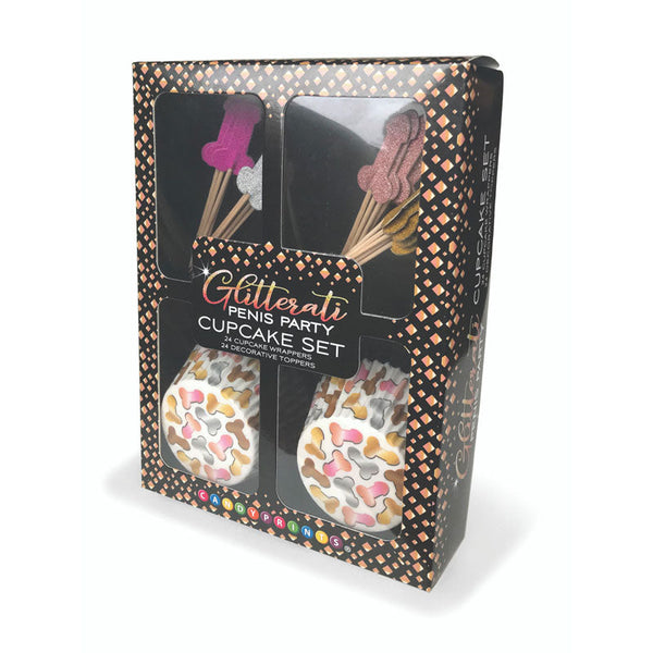 Glitterati  Party Cupcake Set Of 24 Party Gags & Tricks