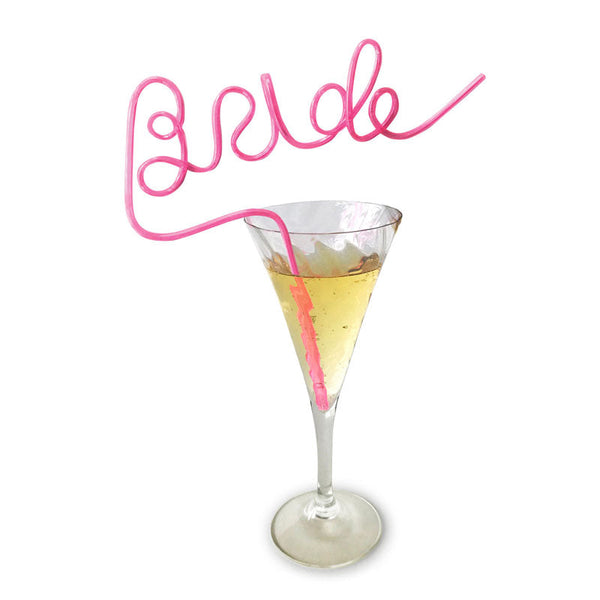 Glitterati Bride Straw Hens Party Novelty Party Gags & Tricks