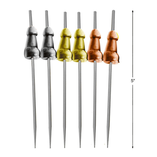Glitterati Hors D'oeuvre Picks 6 Pack Stainless Steel 18 Cm Food Set Of Parts & Accessories
