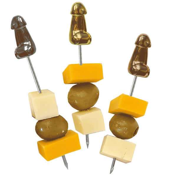 Glitterati Hors D'oeuvre Picks 6 Pack Stainless Steel 18 Cm Food Set Of Parts & Accessories