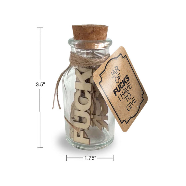 Jar Of Fucks I Have To Give Gift 15 Pack Novelty