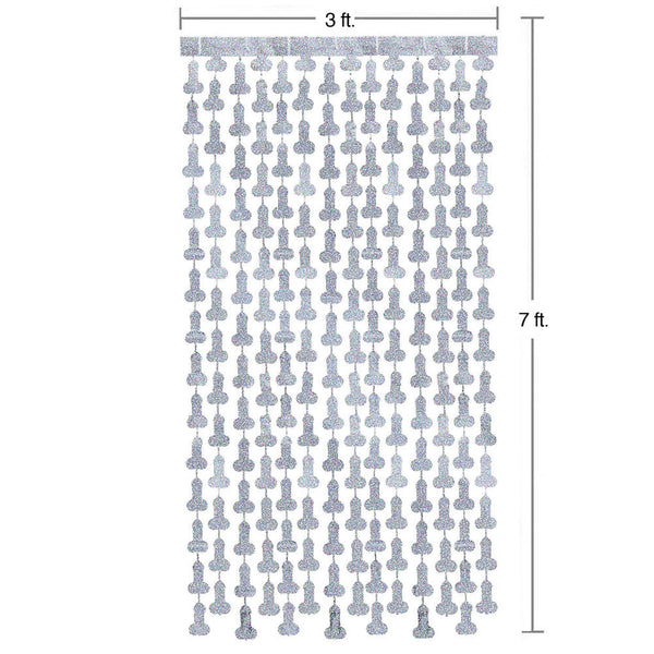 Glitterati  Party Disco Metallic Curtains Doorway Decoration Set Of 2 Party Gags & Tricks