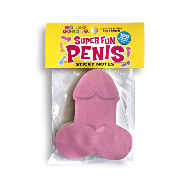 Super Fun  Sticky Notes Multi Coloured 100 Pack Novelty