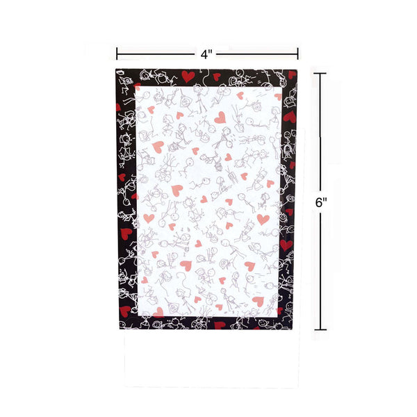 Naughty Stick Figure Notepad Novelty 100 Pages Notebooks