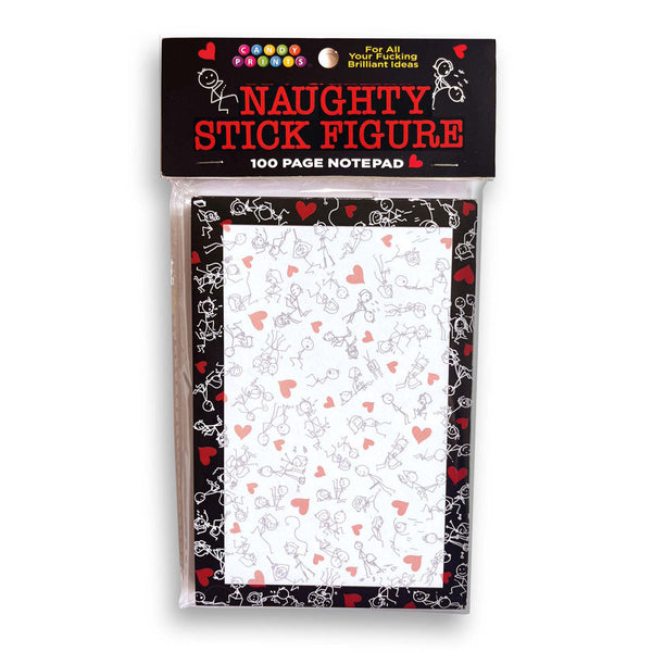 Naughty Stick Figure Notepad Novelty 100 Pages Notebooks
