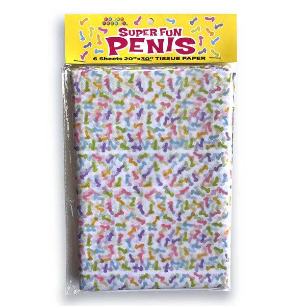Super Fun  Tissue Paper Sheets Decoration 6 Pack Novelty