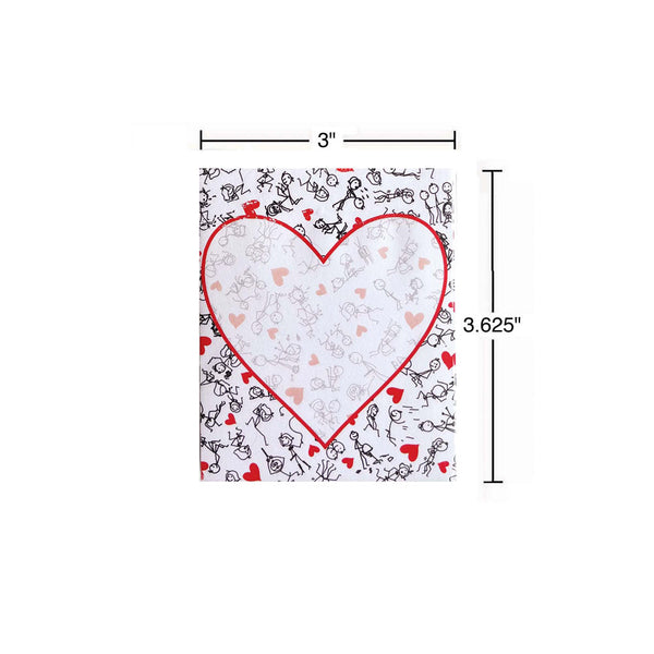 Naughty Stick Figure Novelty 100 Pack Sticky Notes