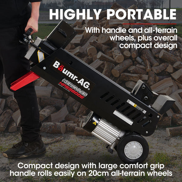 Baumr Ag Baumr Ag 10 Tonne Electric Hydraulic Wood Log Splitter Hps3800e Log Splitters