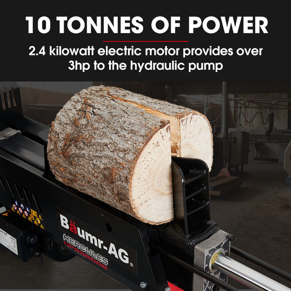 Baumr Ag 10 Tonne Electric Hydraulic Wood Log Splitter Hps3800e Log Splitters