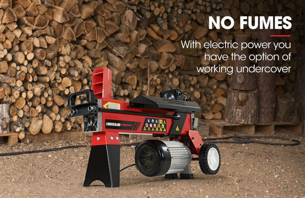 Baumr Ag Baumr Ag 6 Ton Electric Log Splitter 6T Hydraulic Firewood Wood Timber Block Cutter Small Machine Log Splitters