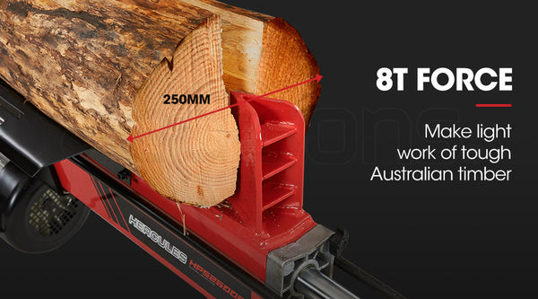 Baumr Ag 8 Ton Hydraulic Electric Wood Log Splitter Log Splitters