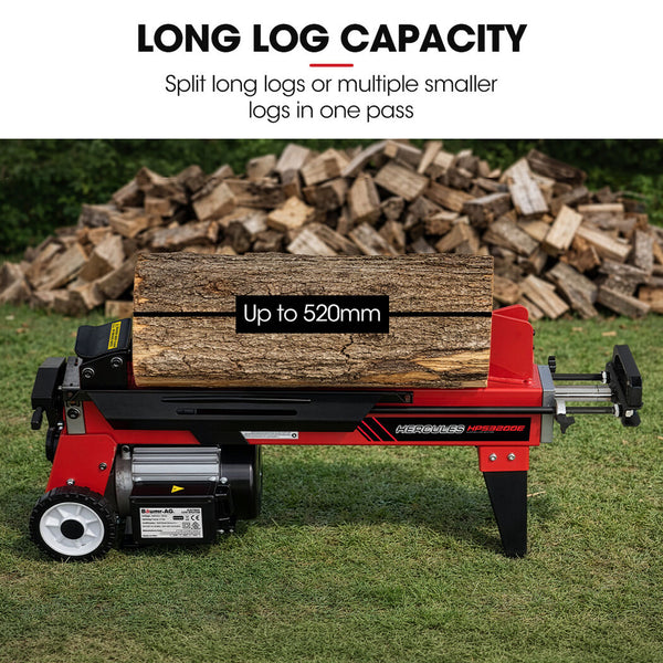 Baumr Ag 9 Ton Electric Log Splitter 9T Wood Cutter Hydraulic Fire Block Axe Small Machine Log Splitters