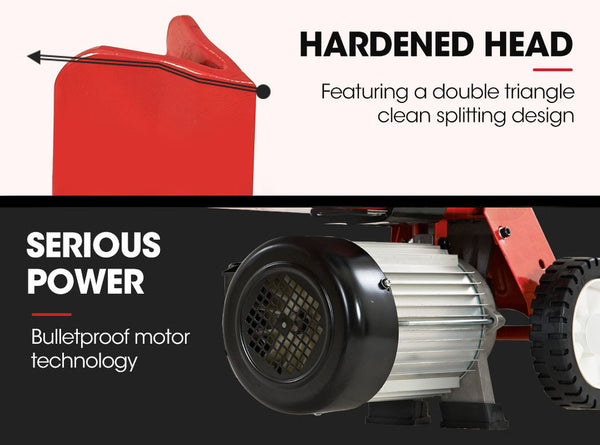 Baumr Ag Baumr Ag 9 Ton Electric Log Splitter 9T Wood Cutter Hydraulic Fire Block Axe Small Machine Log Splitters