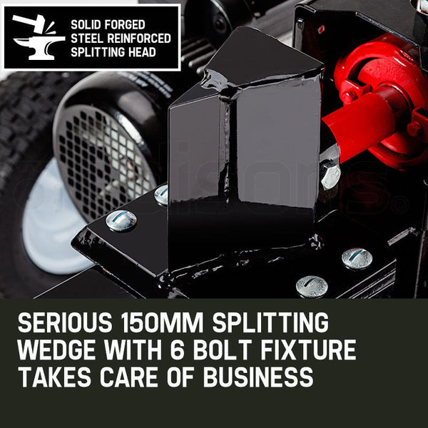 Log Splitters Baumr Ag 20 Tonne Electric Hydraulic Towed Wood Log Splitter Hps4500e