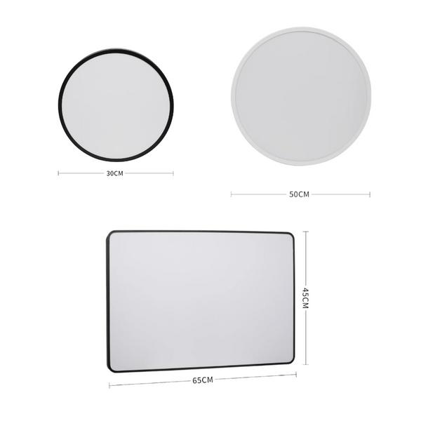 Emitto 3 Colour Ultra Thin 5Cm Led Ceiling Light 36W Black Chandeliers & Ceiling Fixtures