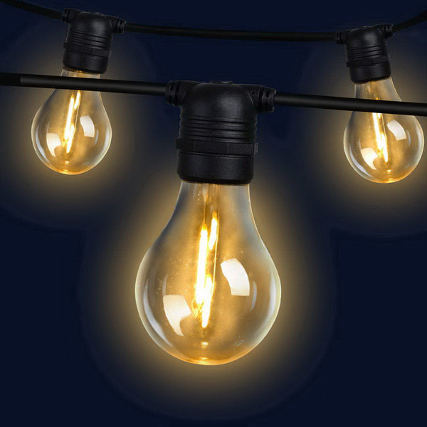 50M Led Festoon String Lights Outdoor Christmas Decorations Wedding Garden Party Seasonal Decorations