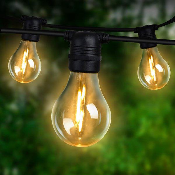 59M Led Festoon String Lights Outdoor Christmas Decorations Wedding Garden Party Seasonal Decorations